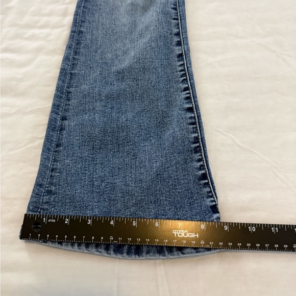 Aéropostale Low Rise Flare Jeans Women’s Size 2 Short Medium Wash Y2K Stretch - Picture 7 of 10